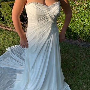 Beautiful beaded wedding dress